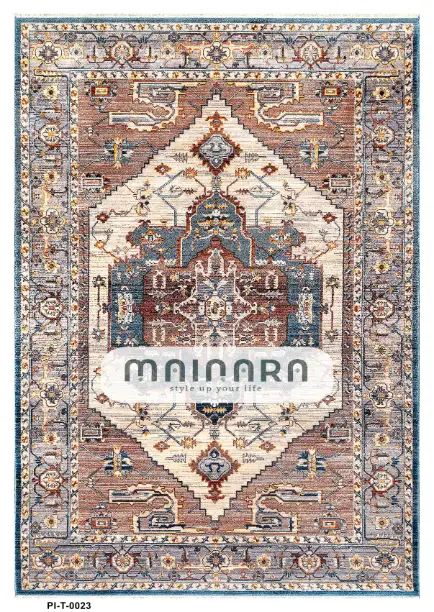 Karpet Tradisional (PI-T-0023) - Pink,Peach,Blue