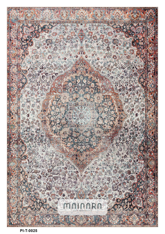 Karpet Tradisional (PI-T-0025) - Pink,Brown