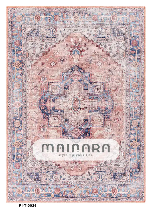 Karpet Tradisional (PI-T-0026) - Pink,Peach