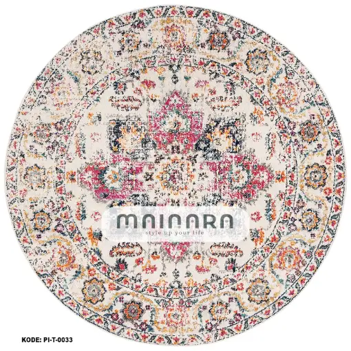 karpet Tradisional (PI-T-0033) - Pink,Grey