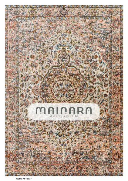 karpet Tradisional (PI-T-0037) - Pink,Brown