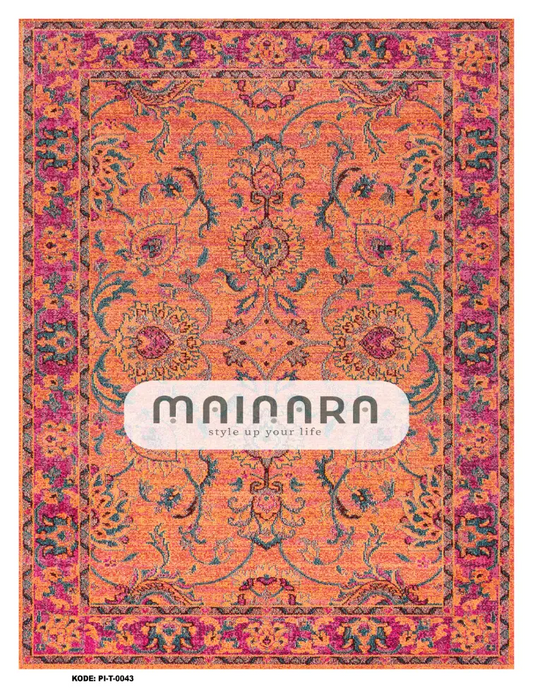 karpet Tradisional (PI-T-0043) - Pink,Orange