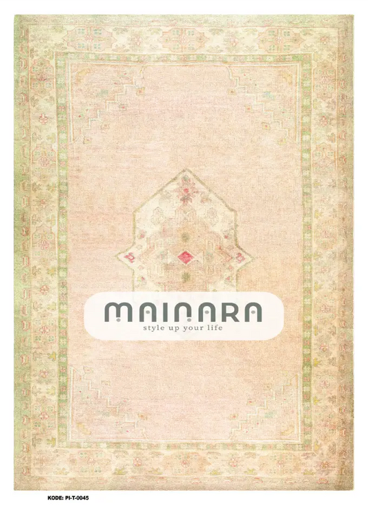 karpet Tradisional (PI-T-0045) - Pink,Green