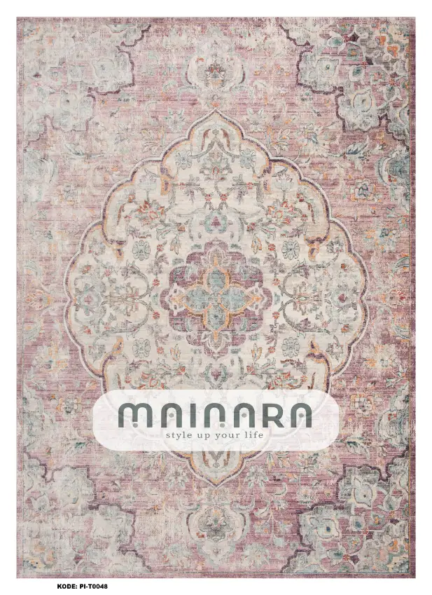 karpet Tradisional (PI-T-0048) - Pink,Purple