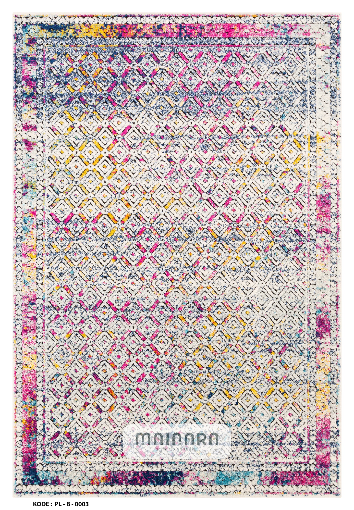 Karpet Bohemian (PL-B-0003) - Purple,Blue