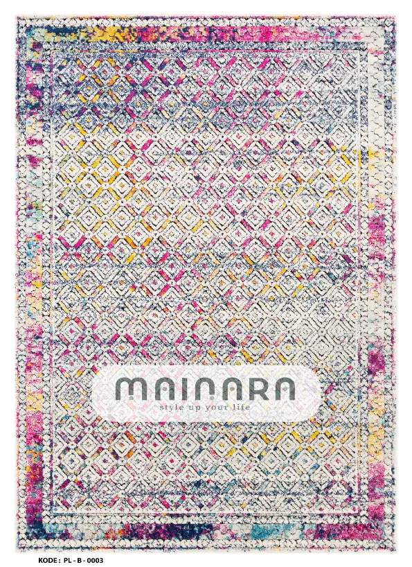 Karpet Bohemian (PL-B-0003) - Purple,Blue