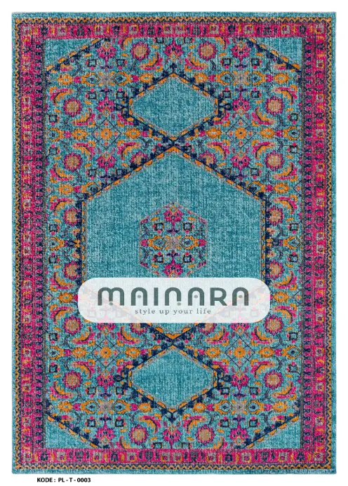 Karpet Tradisional (PL-T-0003) - Purple,Blue