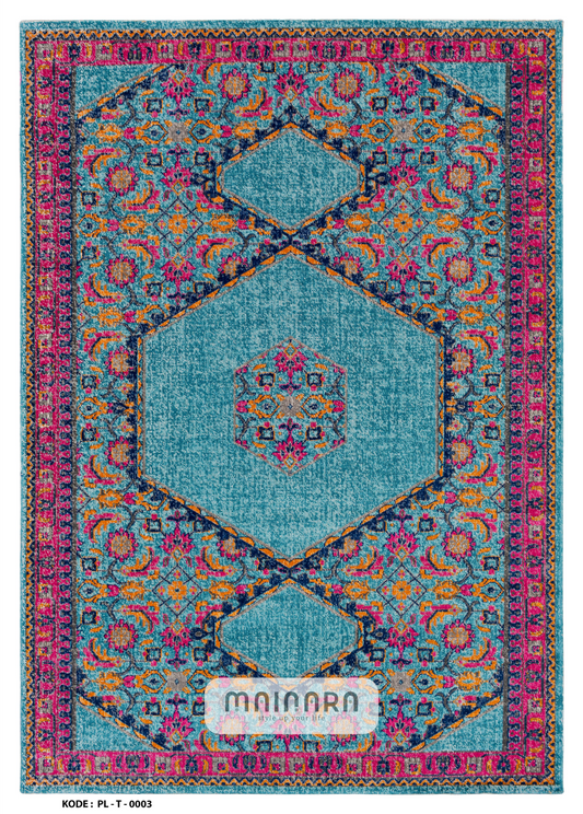 Karpet Tradisional (PL-T-0003) - Purple,Blue