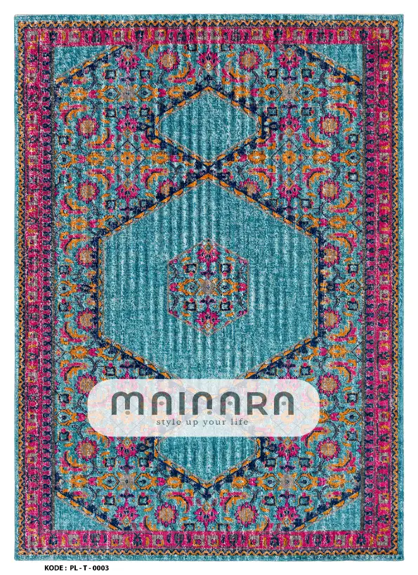 Karpet Tradisional (PL-T-0003) - Purple,Blue