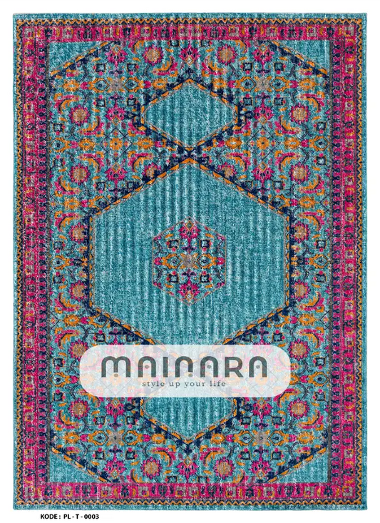 Karpet Tradisional (PL-T-0003) - Purple,Blue