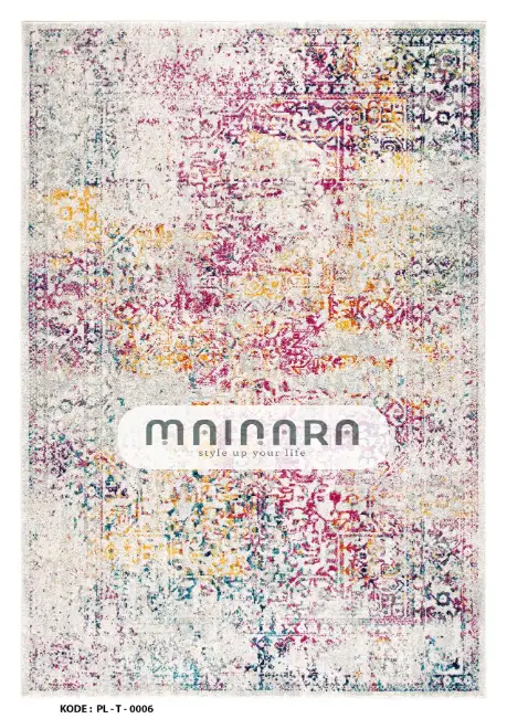 Karpet Tradisional (PL-T-0006) - Purple,Grey