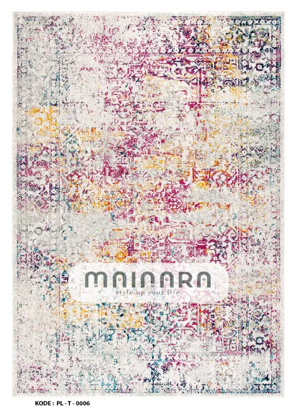 Karpet Tradisional (PL-T-0006) - Purple,Grey