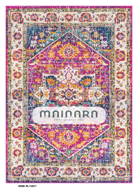Karpet Tradisional (PL-T-0017) - Purple,Pink