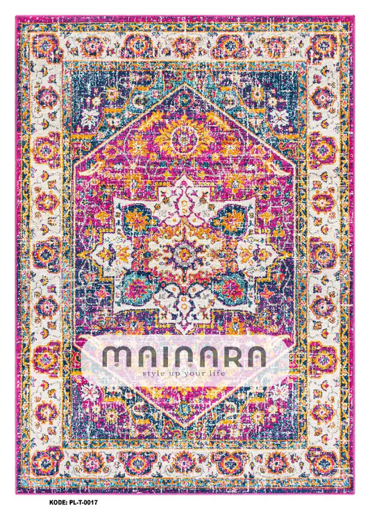 Karpet Tradisional (PL-T-0017) - Purple,Pink