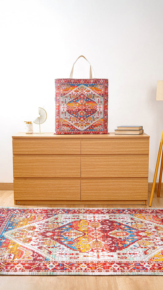 MAINARA Hampers & Souvenir Custom Rug / Karpet Premium Design Tas Water Repellent - Size 140 X 200 (Pre-Order)