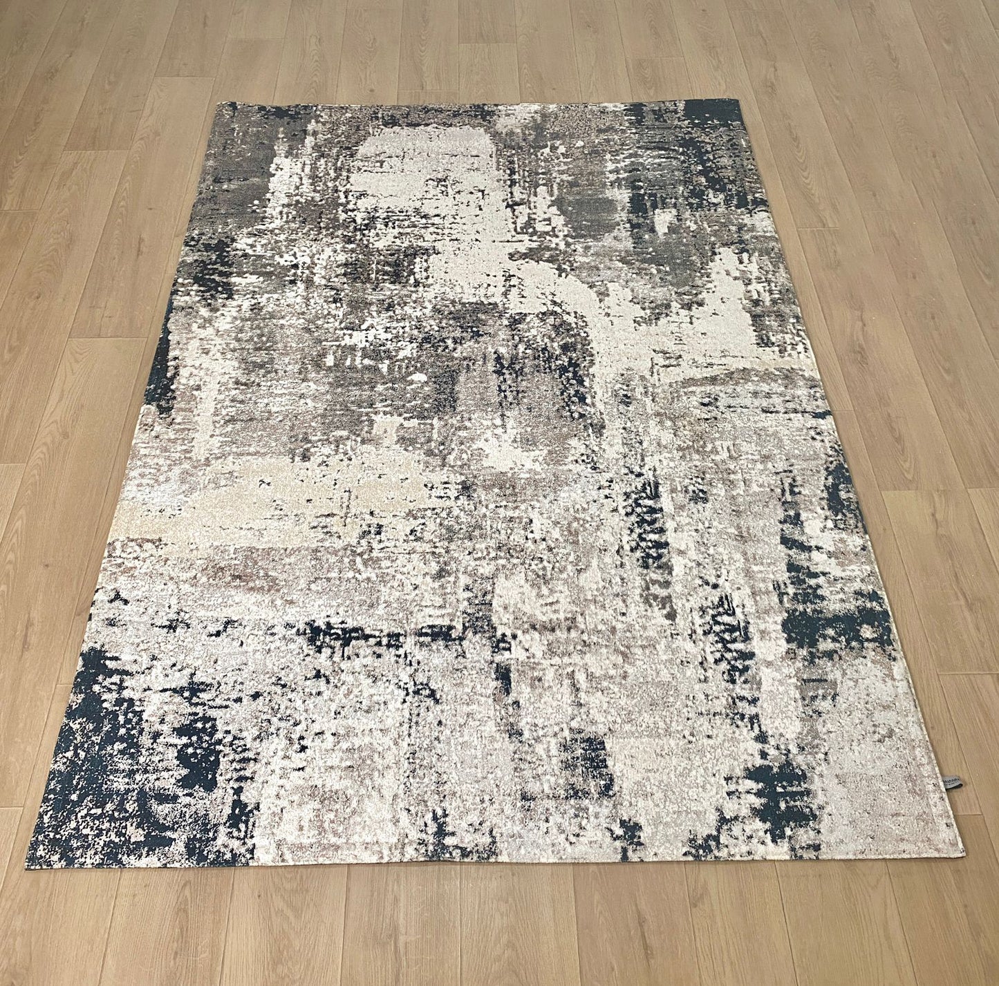 Karpet Abstrak (GW-A-0006) - Grey,Black,Blue
