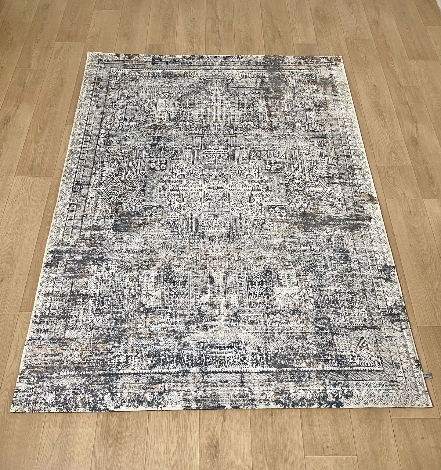 Karpet Abstrak (GW-A-0007) - Grey,Gold