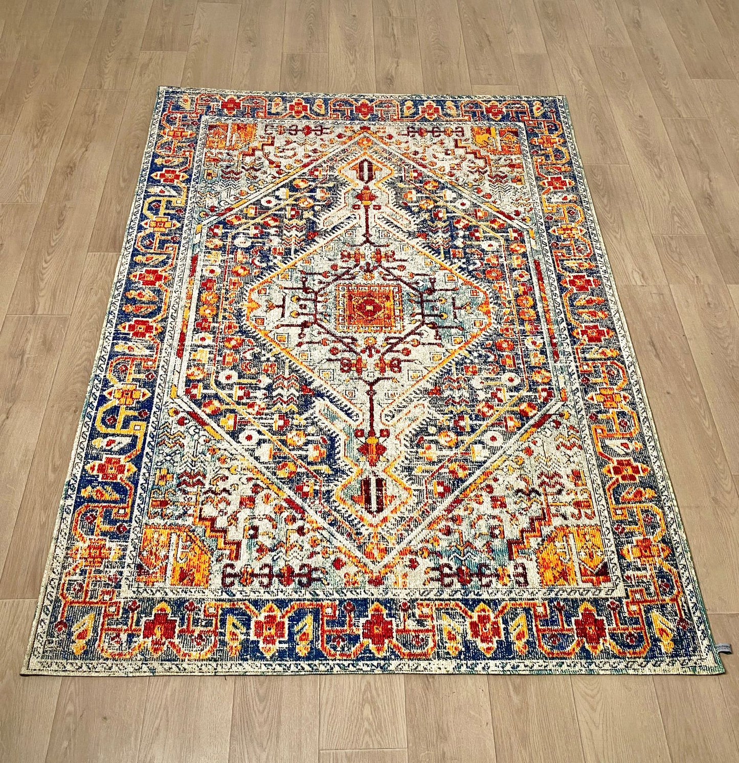 Karpet Tradisional (OR-T-0003) - Orange,Blue