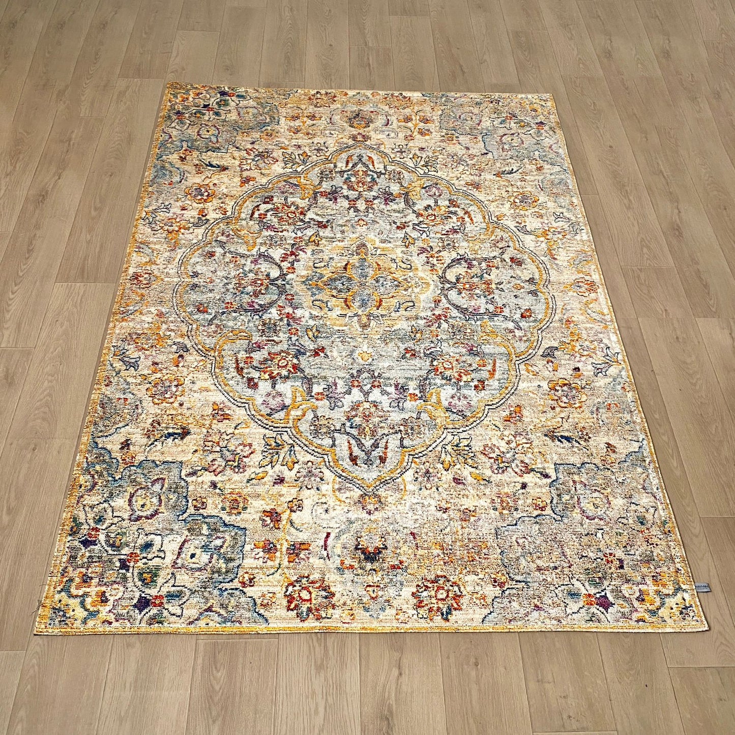 Karpet Tradisional (BR-T-0012) - Brown,Blue,Cream