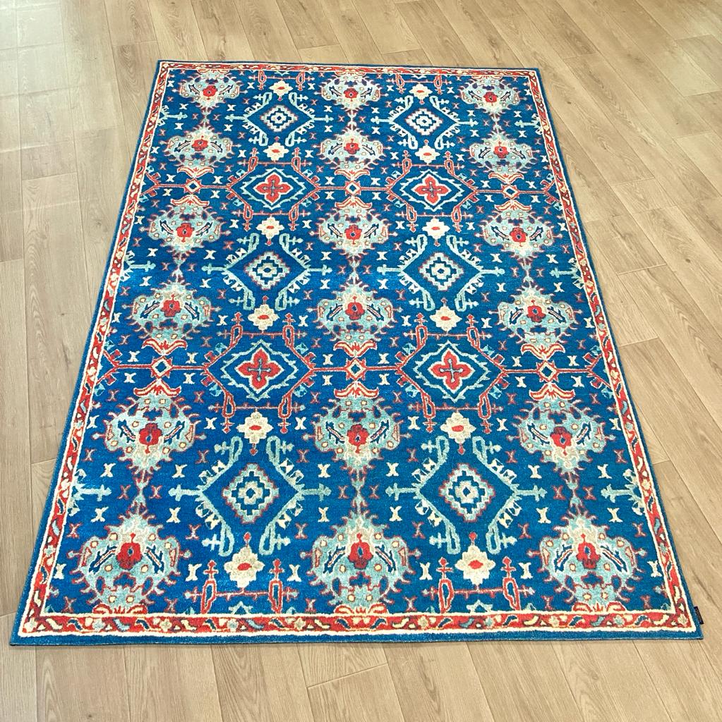 Karpet Tradisional (BU-T-0136) - Blue,Red,Green