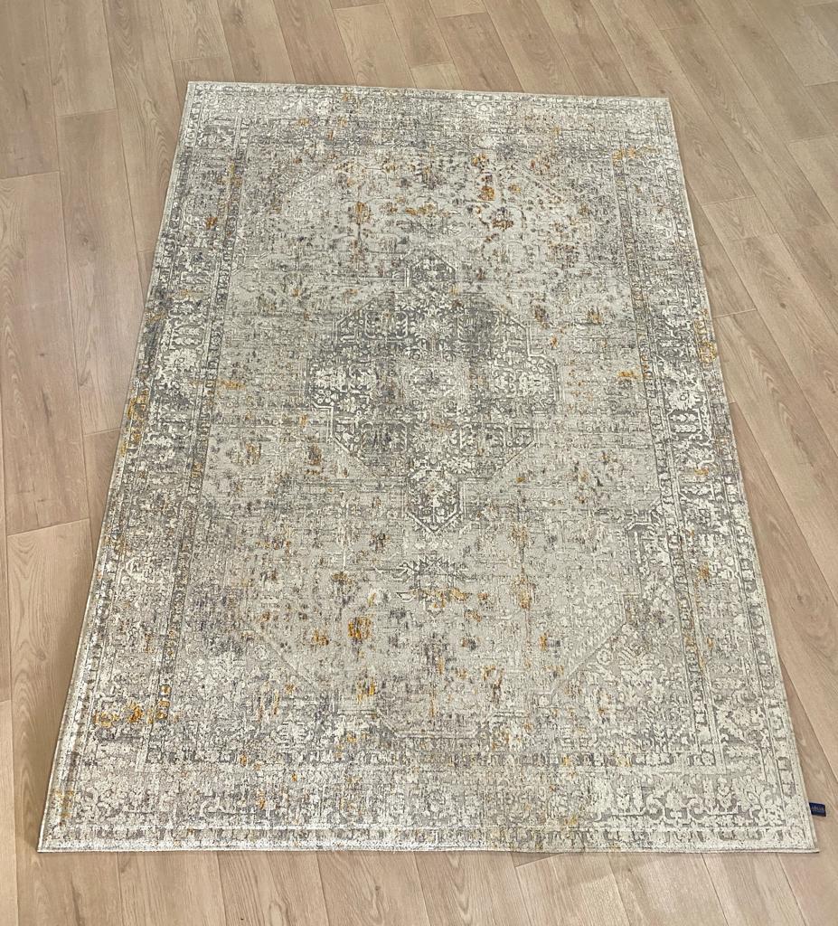 Karpet Tradisional (GW-T-0020) - Grey,Cream,Gold