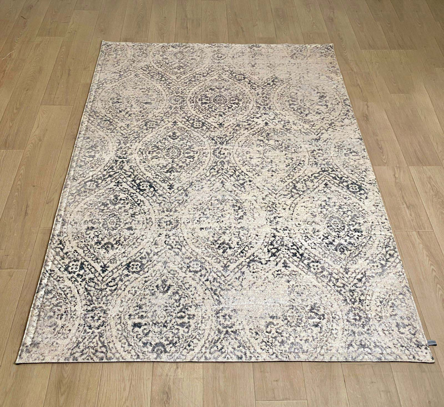Karpet Tradisional (BR-T-0130) - Brown,Cream,Grey