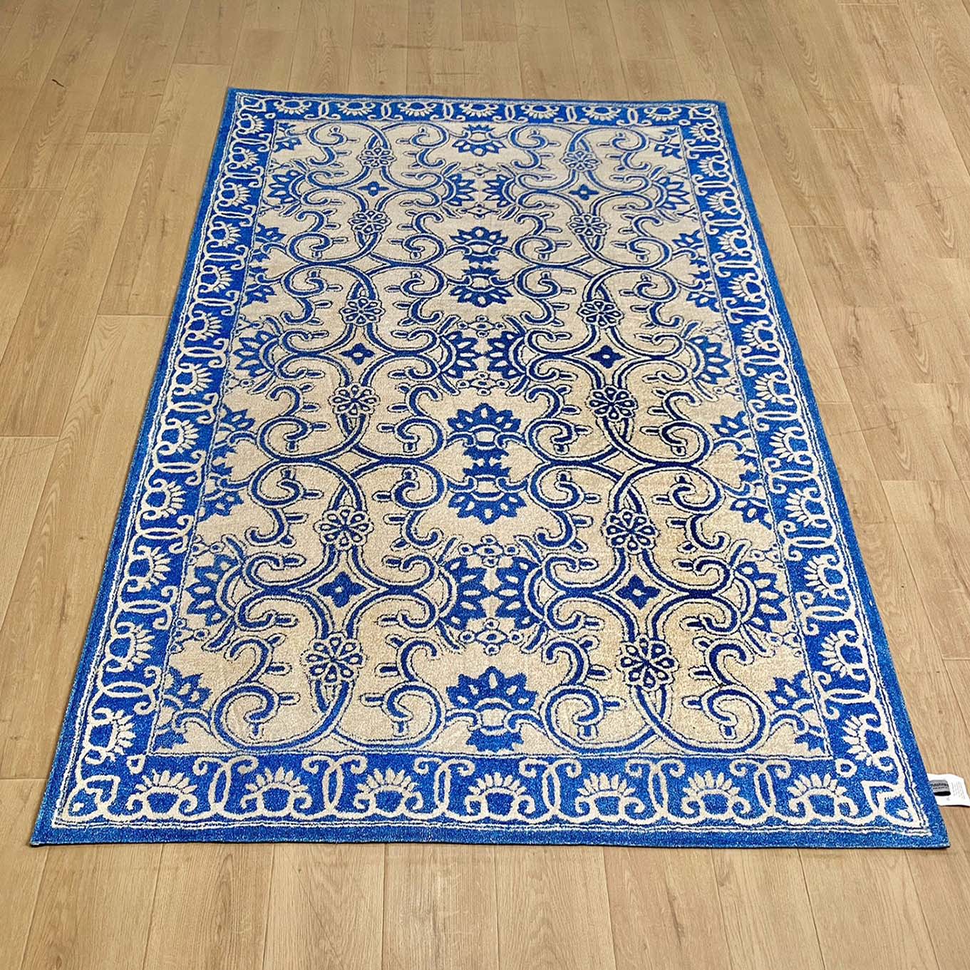 Karpet Bohemian (BU-B-0033) - Blue,Cream