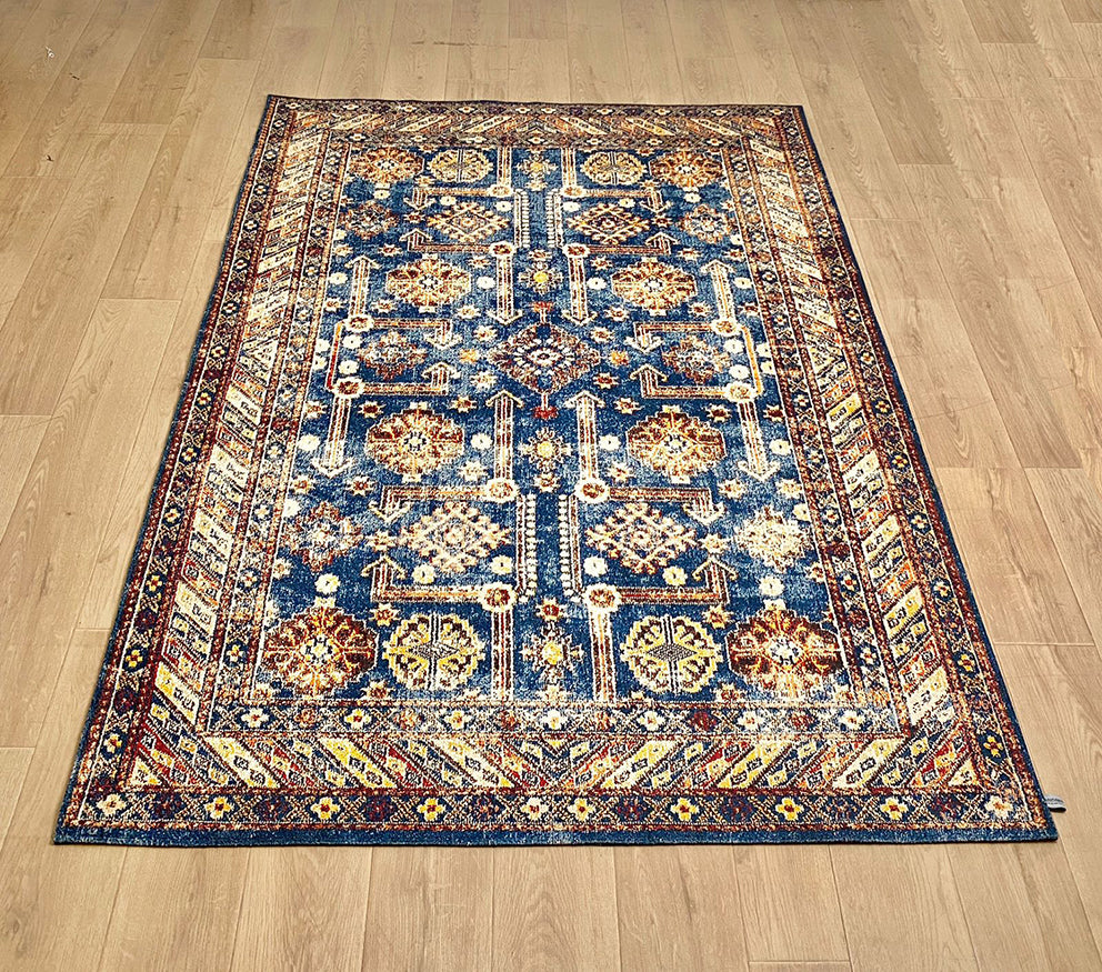 Karpet Tradisional (BR-T-0127) - Brown,Blue