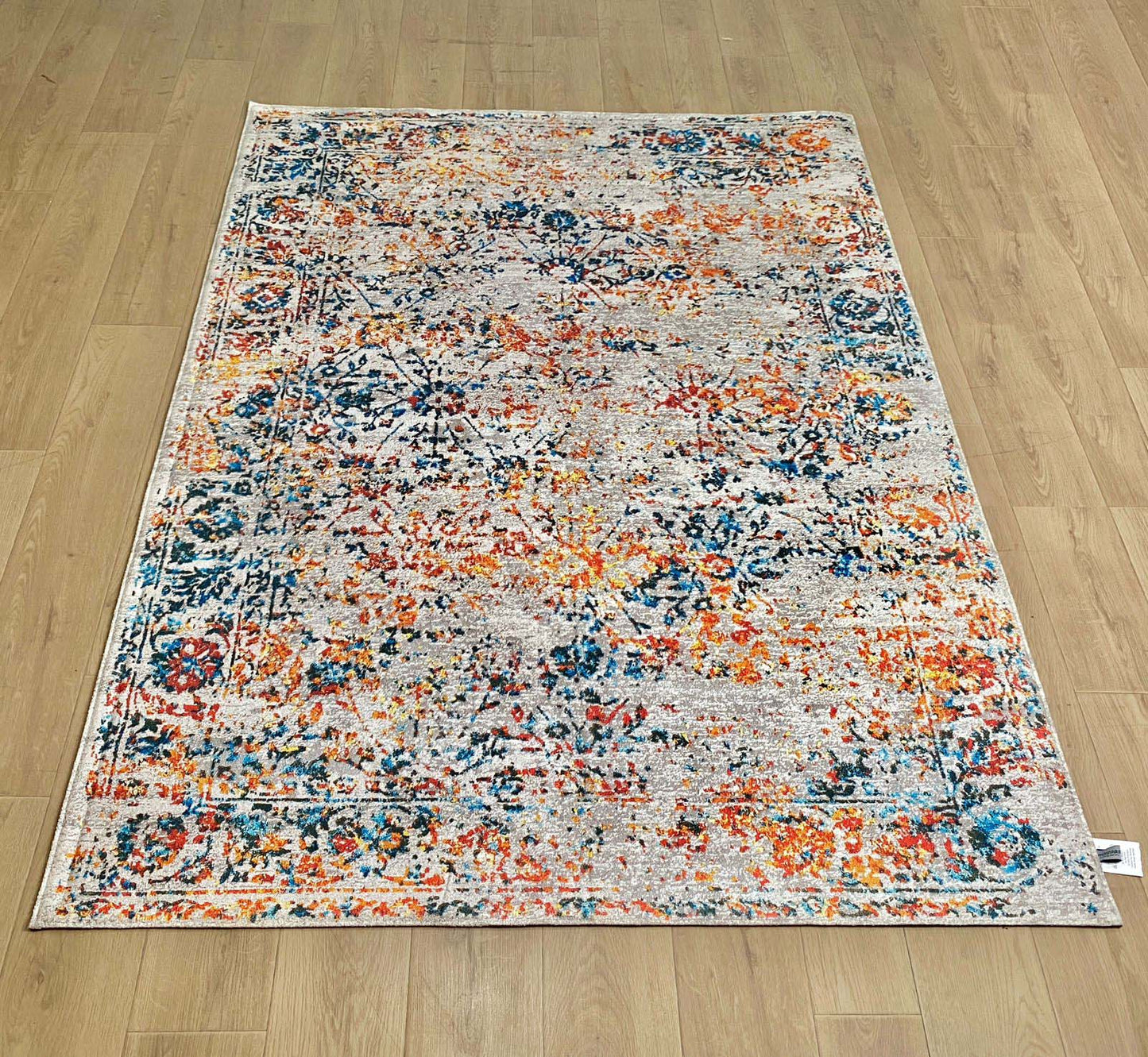 Karpet Tradisional (OR-T-0056) - Orange,Blue,Tosca