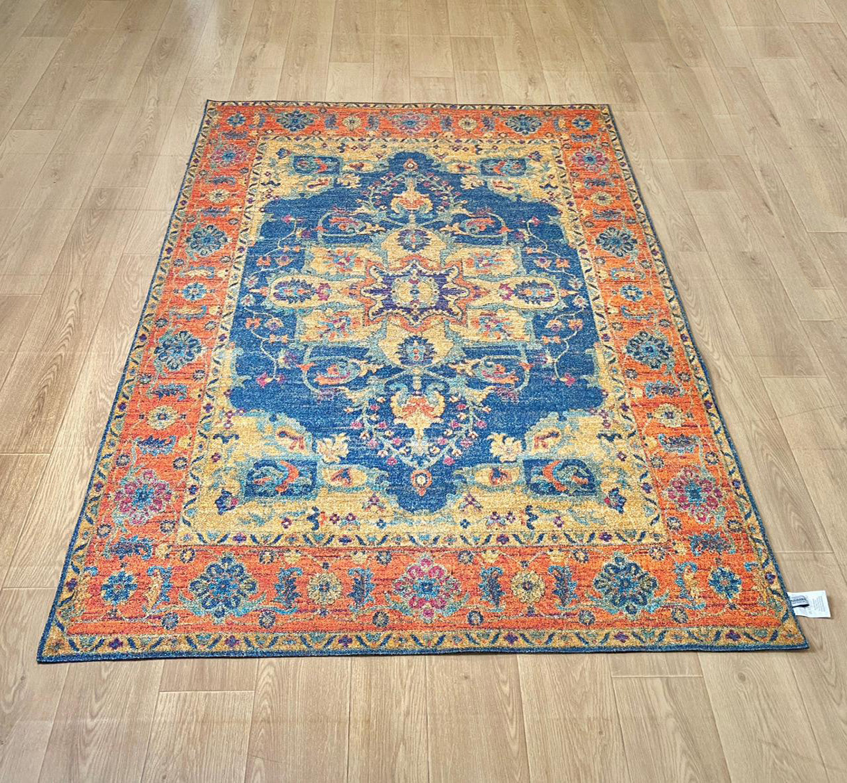 Karpet Tradisional (OR-T-0046) - Orange,Blue