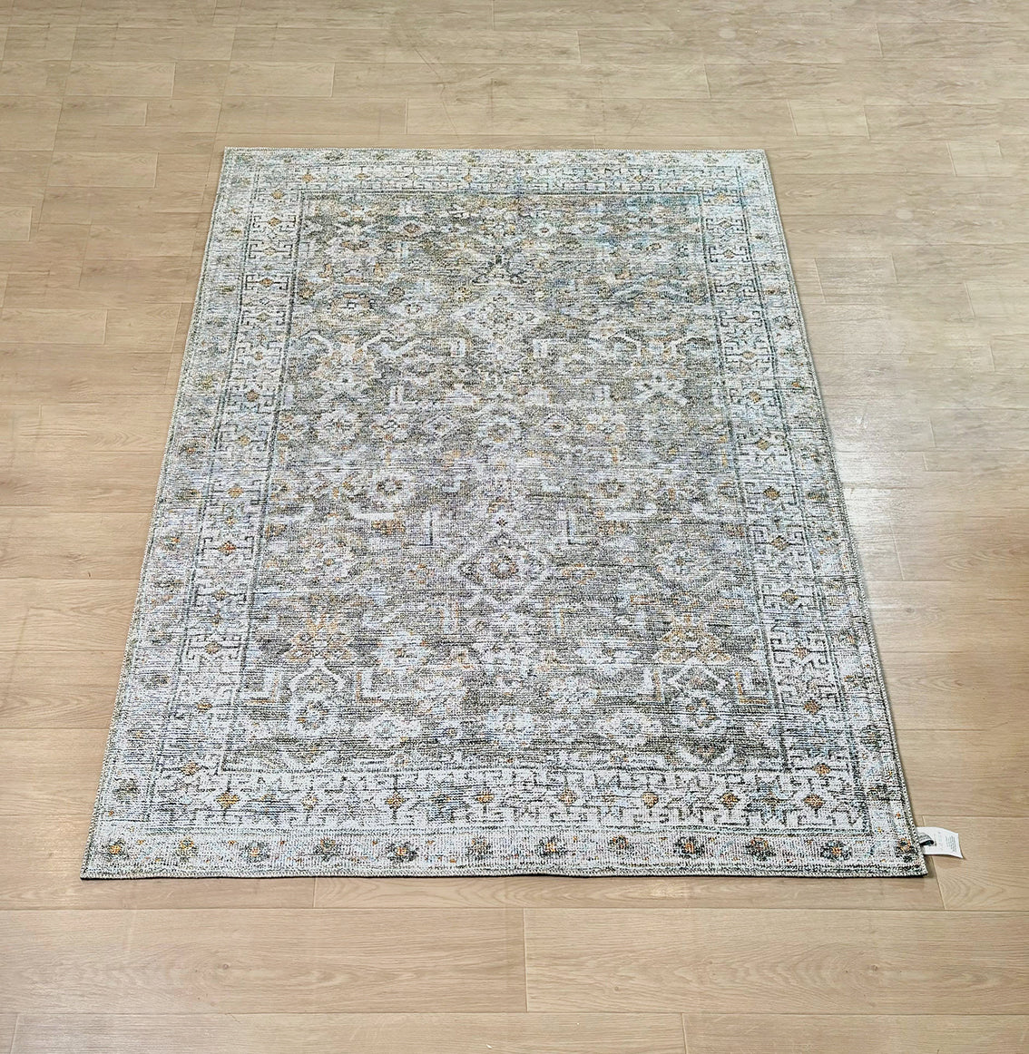 Karpet Tradisional (BR-T-0155) - Brown,Grey,Green