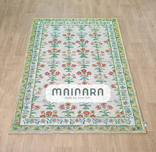Karpet Tradisional (GR-T-0042) - Green,Orange