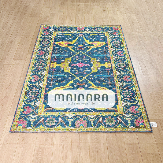 Karpet Tradisional (BU-T-0194) - Blue,Yellow,Tosca