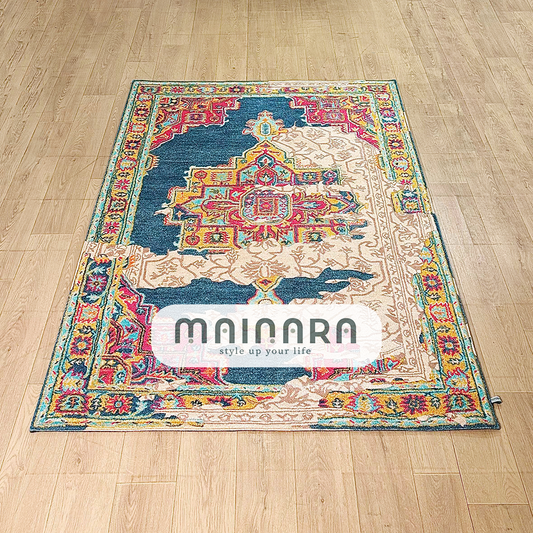 Karpet Tradisional (BU-T-0193) - Blue,Pink
