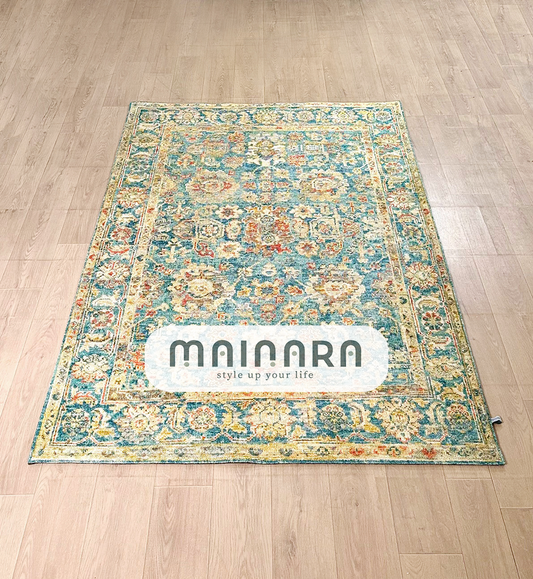 Karpet Tradisional (GR-T-0048) - Green,Yellow