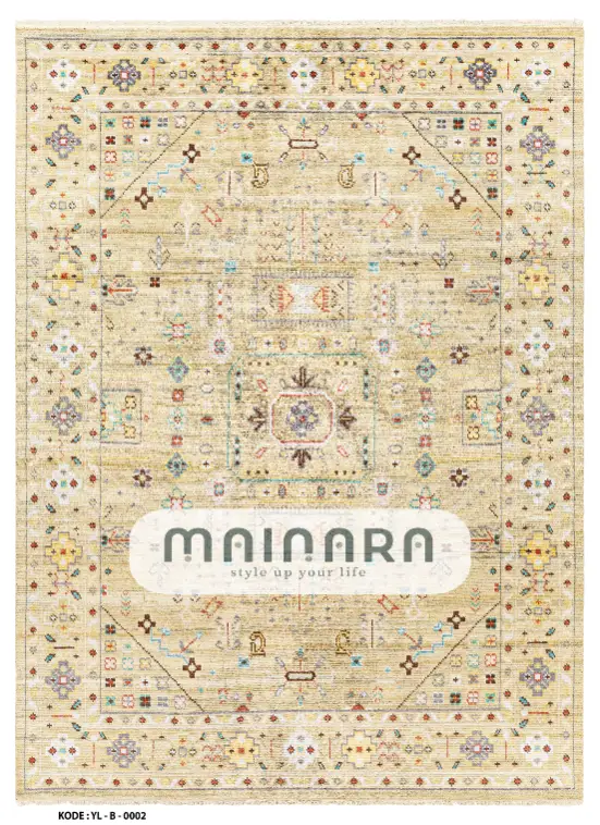 Karpet Bohemian (YL-B-0002) - Yellow