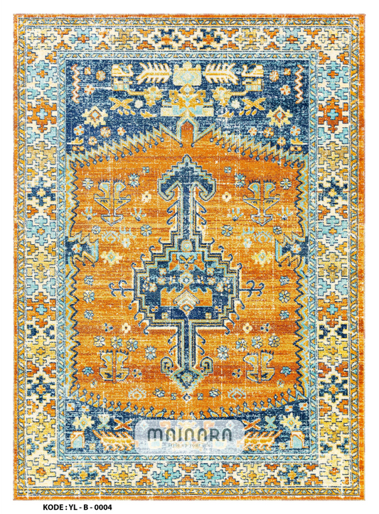 Karpet Bohemian (YL-B-0004) - Yellow,Orange,Blue