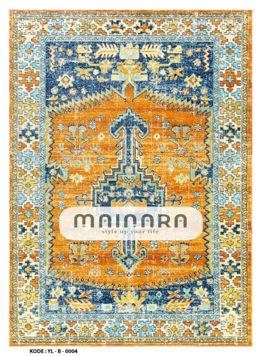 Karpet Bohemian (YL-B-0004) - Yellow,Orange,Blue