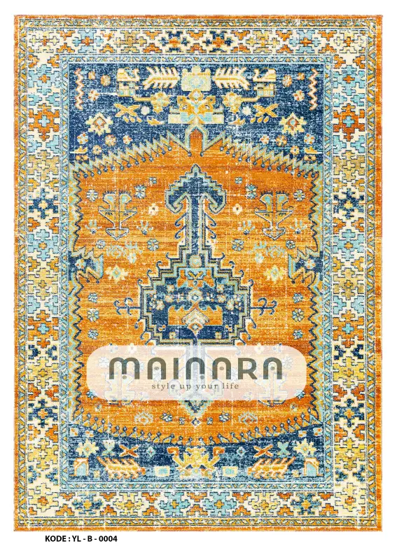 Karpet Bohemian (YL-B-0004) - Yellow,Orange,Blue