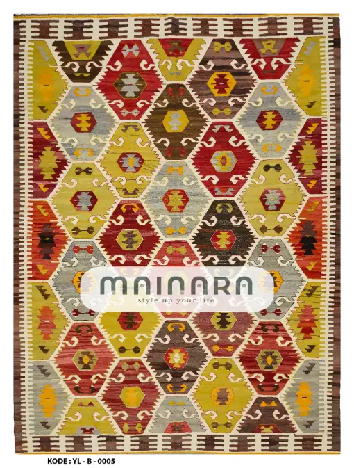 Karpet Bohemian (YL-B-0005) - Yellow