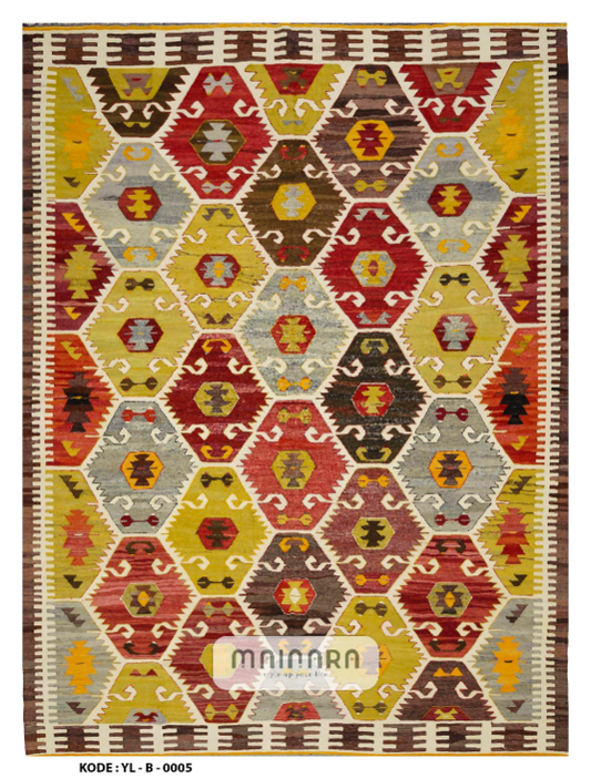 Karpet Bohemian (YL-B-0005) - Yellow