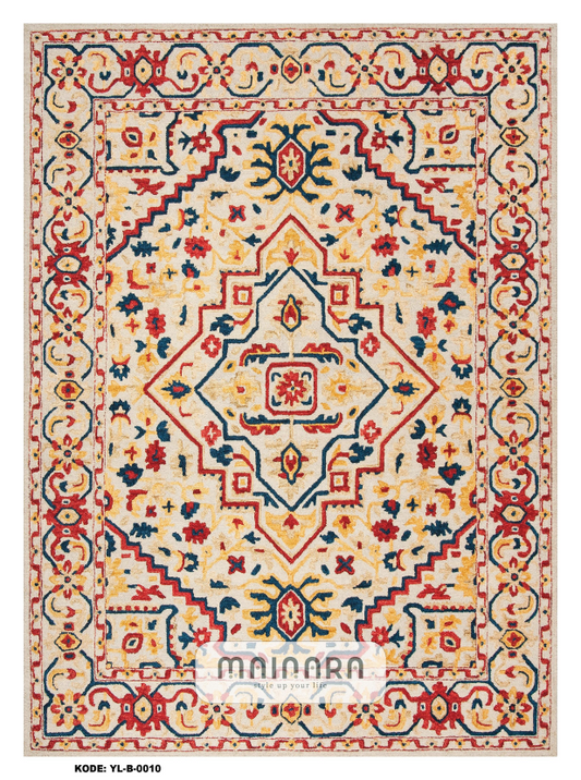 Karpet Bohemian (YL-B-0010) - Yellow,Red