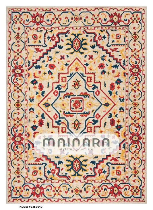 Karpet Bohemian (YL-B-0010) - Yellow,Red
