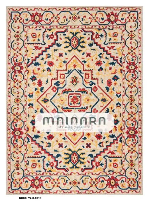 Karpet Bohemian (YL-B-0010) - Yellow,Red