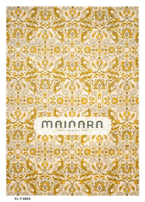 Karpet Tradisional (YL-T-0003) - Yellow,Gold