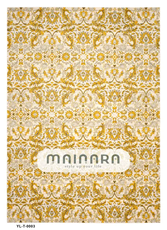 Karpet Tradisional (YL-T-0003) - Yellow,Gold