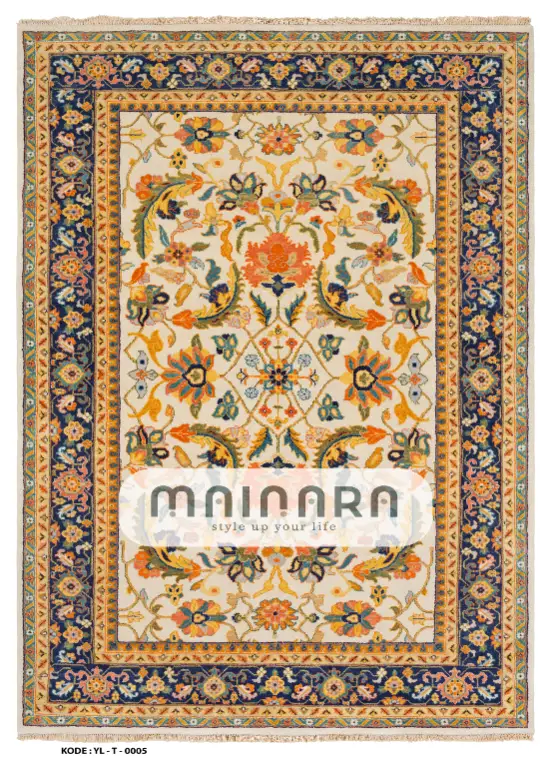 Karpet Tradisional (YL-T-0005) - Yellow,Blue