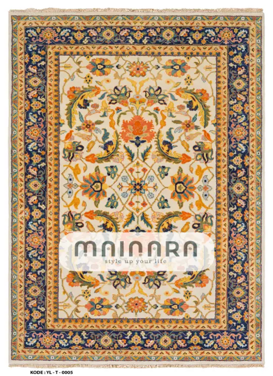 Karpet Tradisional (YL-T-0005) - Yellow,Blue