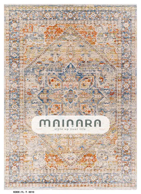 Karpet Tradisional (YL-T-0010) - Yellow,Blue