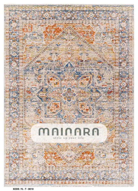 Karpet Tradisional (YL-T-0010) - Yellow,Blue